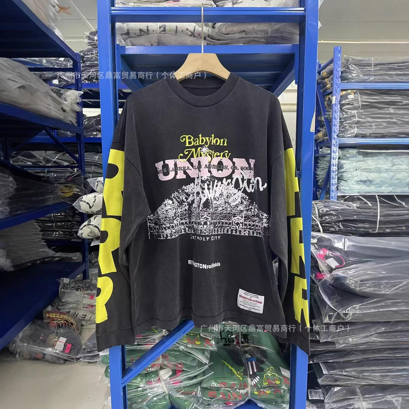 Rrr-123 X Union Limited Capsule Series Mystery of Babylon Long-Sleeved T-Shirt Rrr-123 X Union Limited Capsule Series Mystery of Babylon Long-Sleeved T-Shirt