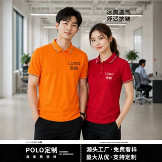短袖polo衫定制团体文化广告衫翻领工作服定做企业工装批发印logo
