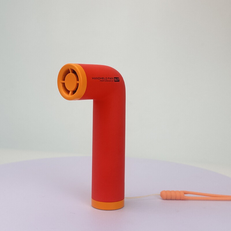新しいハンドヘルド小型ファン、小型ポータブルミニ USB 充電ハンドヘルドストラップ化粧 4 つの速度調整強風|undefined