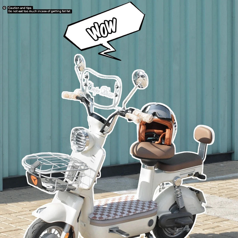 Yadi Guanneng Modern Retro Headlight Cover Metal Electroplated Silver Hollow Plastic Silver Lampshade Decoration Modification Accessories