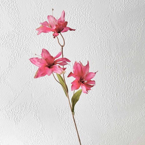 3-head Saylily artificial flower home decoration living room flower arrangement ornaments wedding decoration road flower arrangement fake flowers