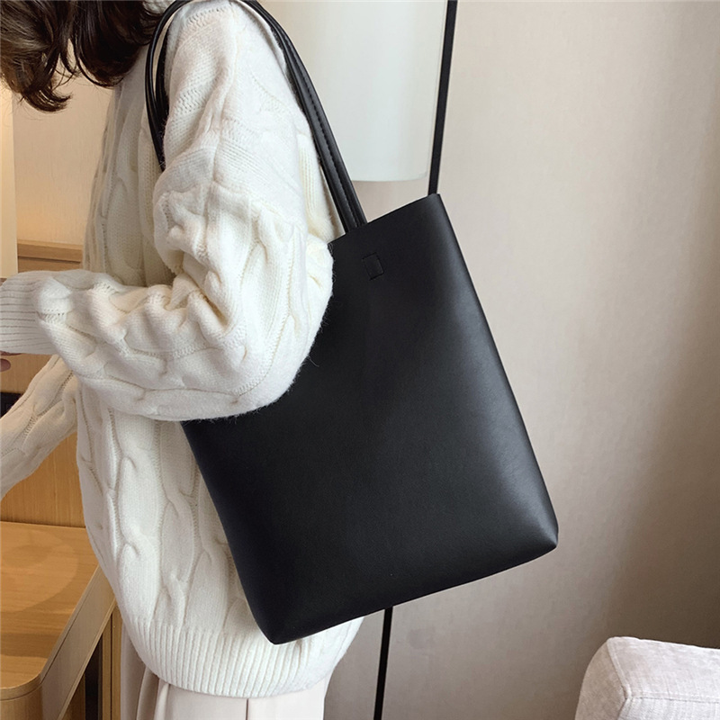 Vertical 2021 Women's Bag New Bag Korean Style Trendyy Shoulder Bag Large Capacity Satchel Tote Bag Soft Wholesale Soft Vertical 2021 Women's Bag New Bag Korean Style Trendyy Shoulder Bag Large Capacity Satchel Tote Bag Soft Wholesale Soft