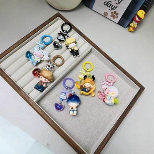 Dimoo Dimoo Dreamy Cute Second Creation Modified Doll Pvc Punchable Keychain Phone Strap Cute Trendy Toy