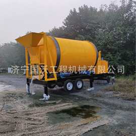 公路路面修补机 沥青热合铺路机施工视频 轮式沥青搅拌机器图片