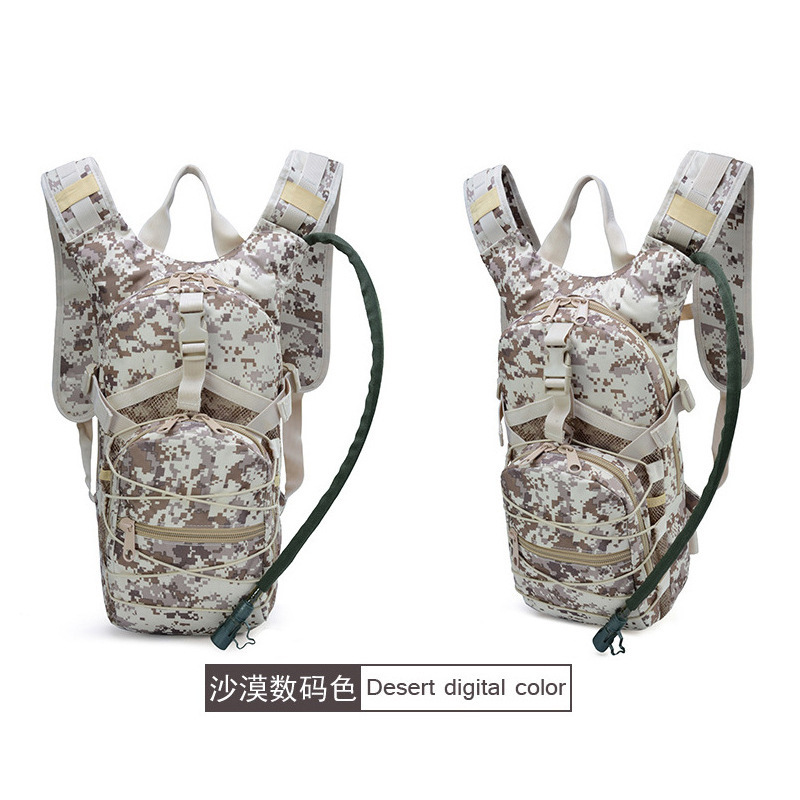 Al Aire Libre táctico camuflaje bolsa de agua mochila durable deportes al aire libre bolsa impermeable ciclismo senderismo montañismo mochila hidratante