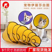 狗伊丽莎白圈宠物防护罩狗防咬保护套美容头套防抓脖套猫防舔圈
