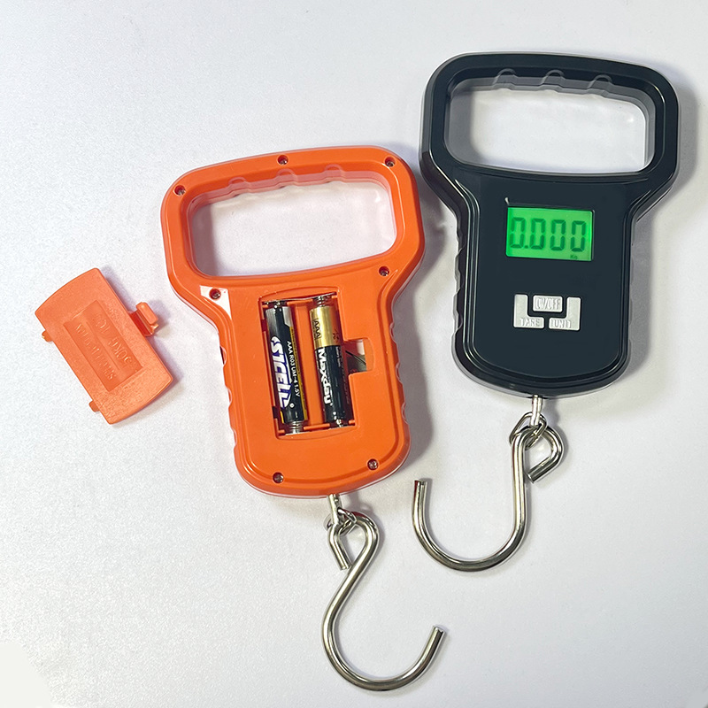 Factory Direct Supply 50kg Portable Electronic Hand Scale Fish Scale Express Delivery Handheld Electronic Scale A09 Hook Scale