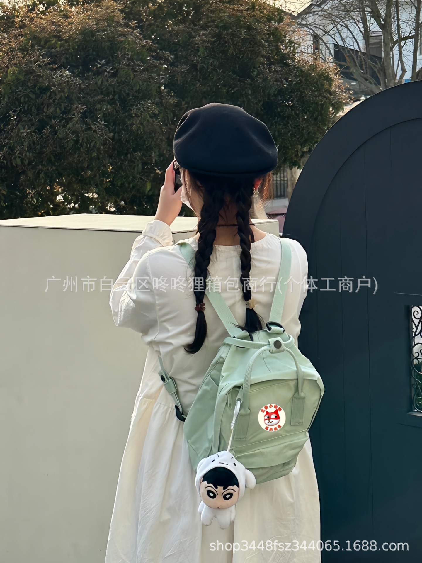 爆款高品质北极双肩包狐狸学生书包户外休闲旅行背包电脑包外贸包