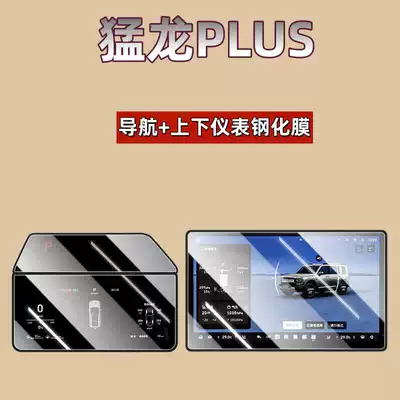 Suitable for 26 Models of Haval Raptor Plus Screen Tempered Film, Central Control Navigation Film, Car Interior Accessories Modification for Haval (Car interior film) - suitable-for-26-raptors-plus-156inch-navigation-upper-and-lower-instruments-high-definition-tempered-film