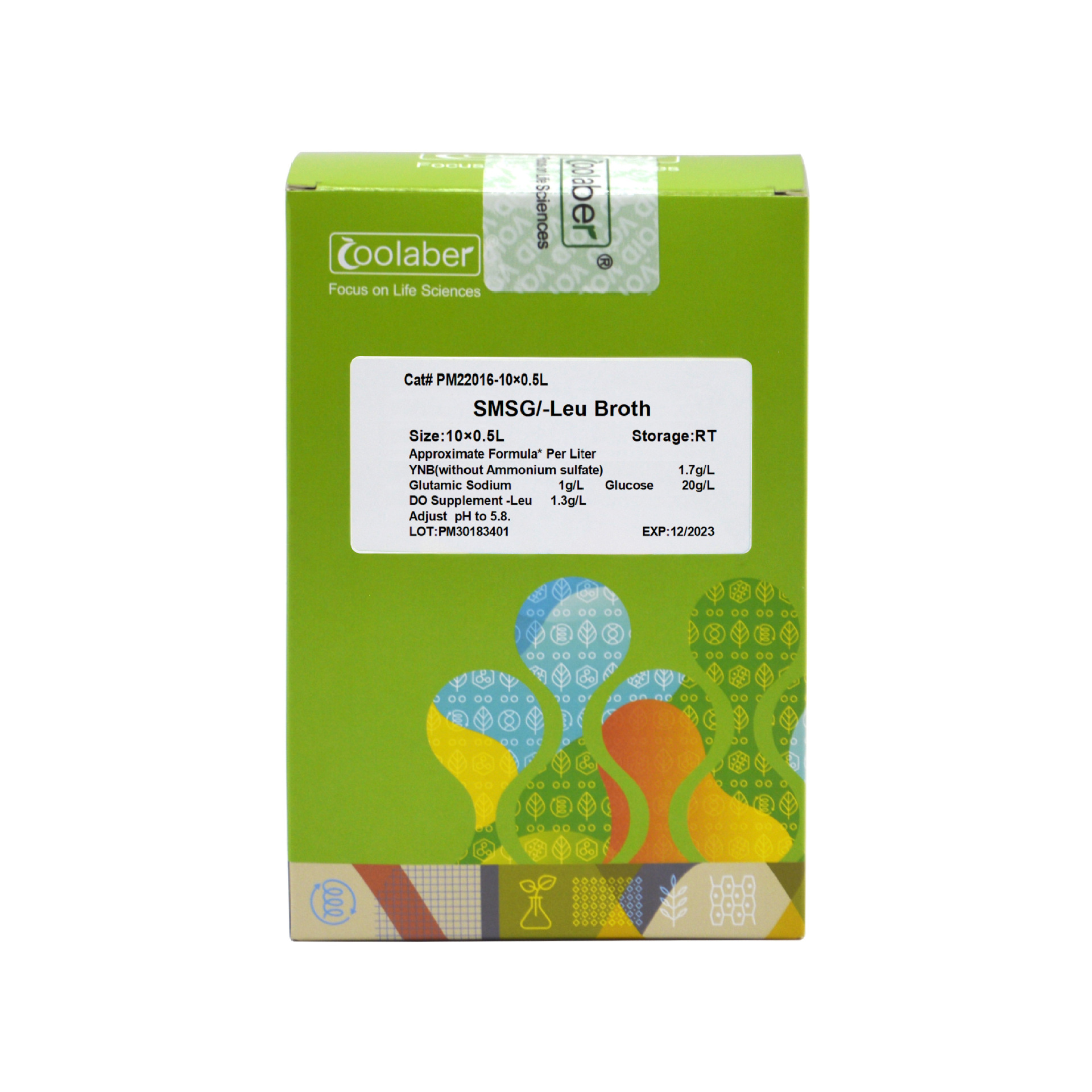 SMSG/-Leu Broth（含谷氨酸钠、葡萄糖）