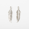 DIY jewelry accessories retro zinc alloy feather tree leaf pendant zakka wholesale manufacturers direct sales 931
