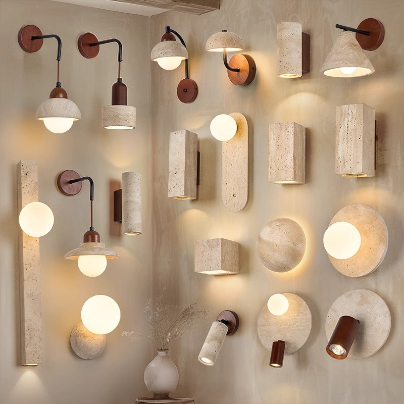 Zhongshan Wall Lamp Bedside High-End Hotel Living Room Bedroom Designer Retro Indoor Aisle Corridor Wall Lamp