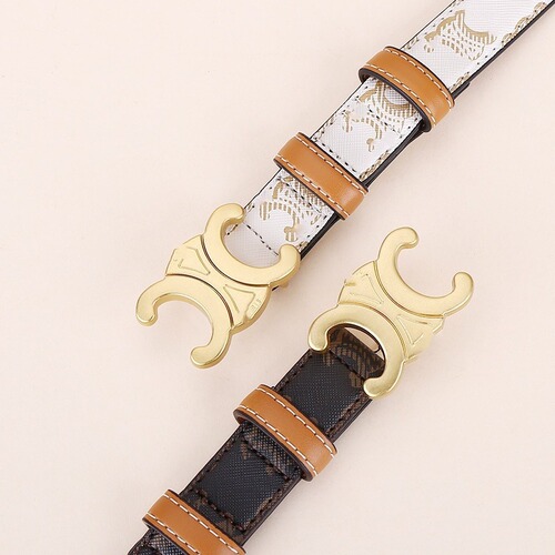Ladies Belt Fashion Adjustable Letter Buckle Trendy Unisex Personality Retro Women's Stylish Slim Belt Decorative Strap