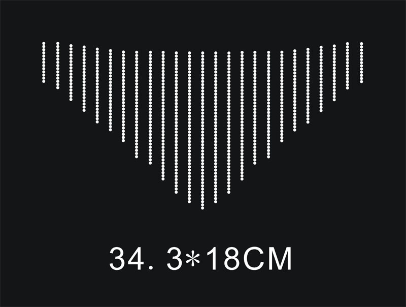 针织领子烫图　烫钻　烫图批发