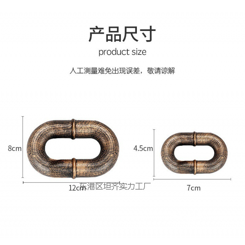仿真铁链道具万圣节鬼屋密室塑料加粗假铁链影视刑具酒吧锁链|undefined