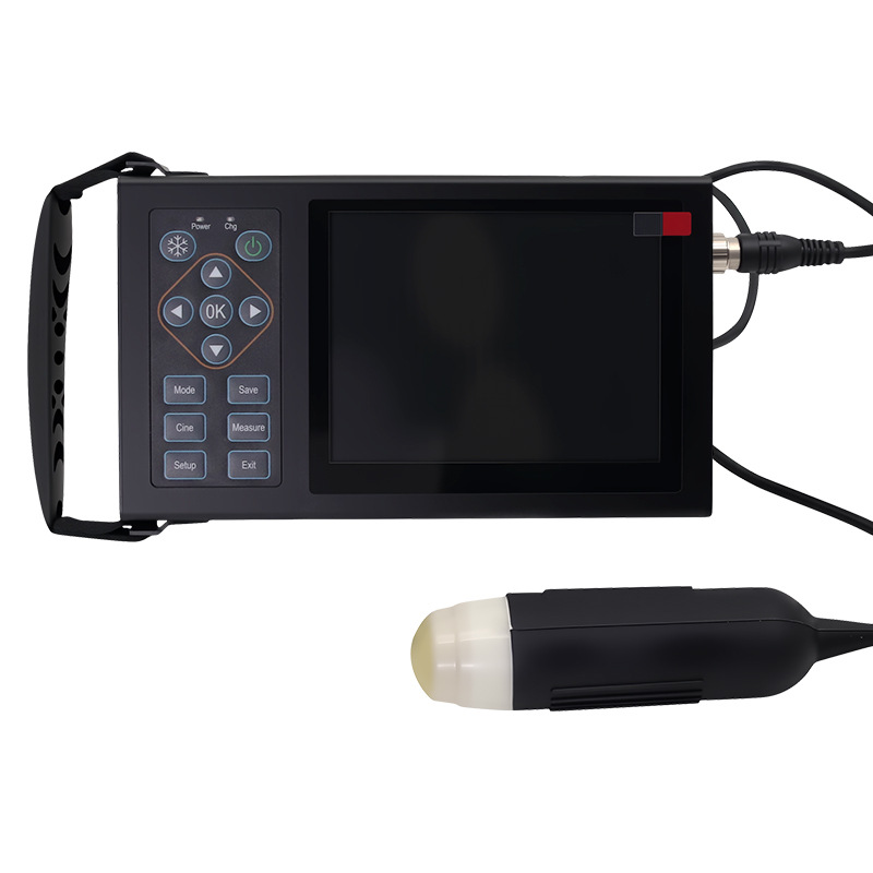 Ecógrafo Veterinario, Ultrasonido para Ganado, Detector de Gestación para Cerdos y Ovejas, Ultrasonido a Color de Alta Definición, Ecógrafo para Cerdos y Vacas para Medir la Grasa Dorsal.