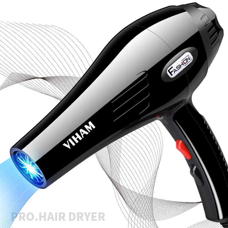 Secador de Pelo Doméstico de Gran Potencia PP y Nylon PA Luz Azul para Hogar image 4