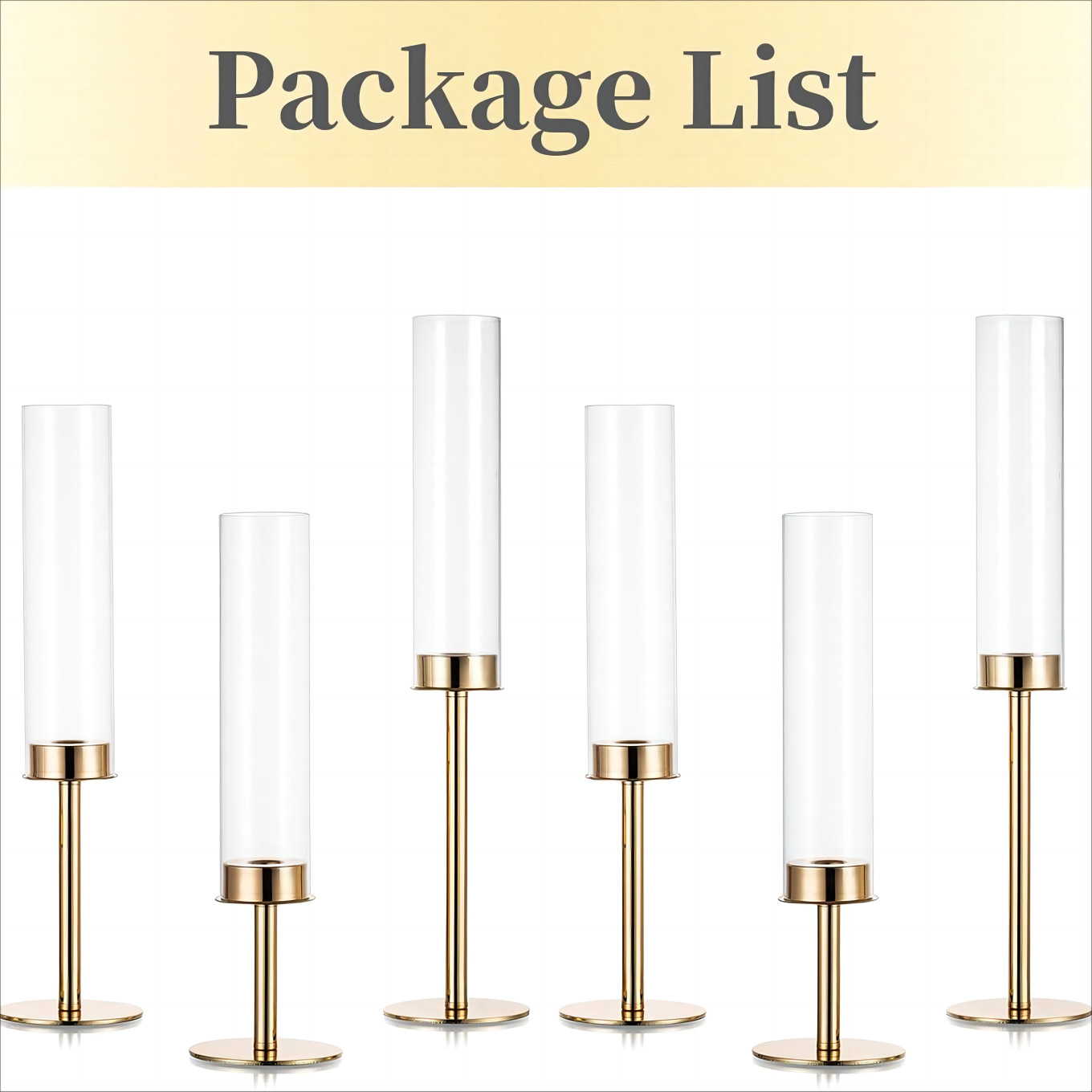 Especial transfronterizo para amazon forte chapado en oro juego de tres piezas para el hogar candelabro boda fiesta de cumpleaños decoración de mesa