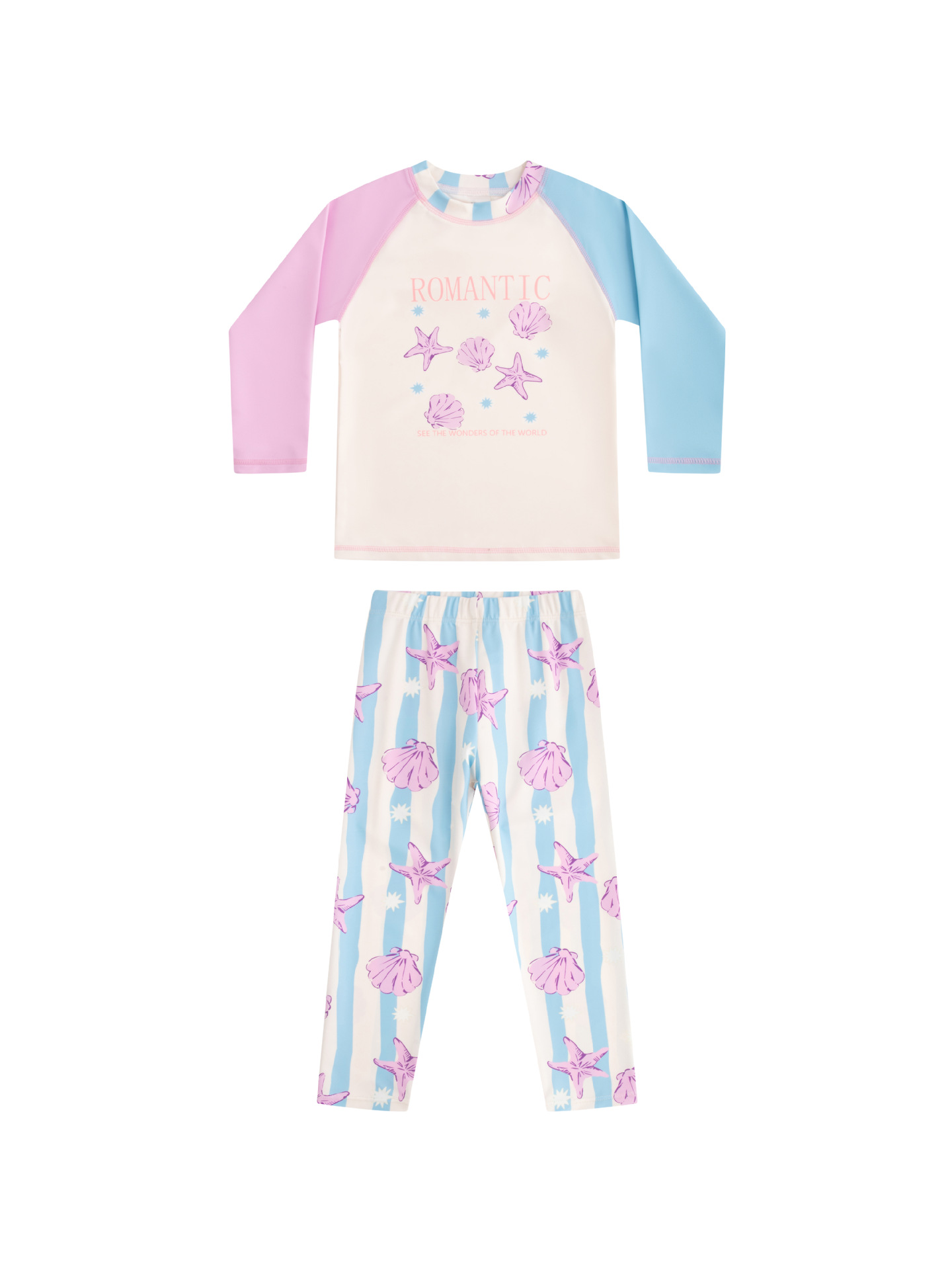 Swimwear, long-sleeve, children's trousers, sun protection, for teenagers, 6-10 years 5