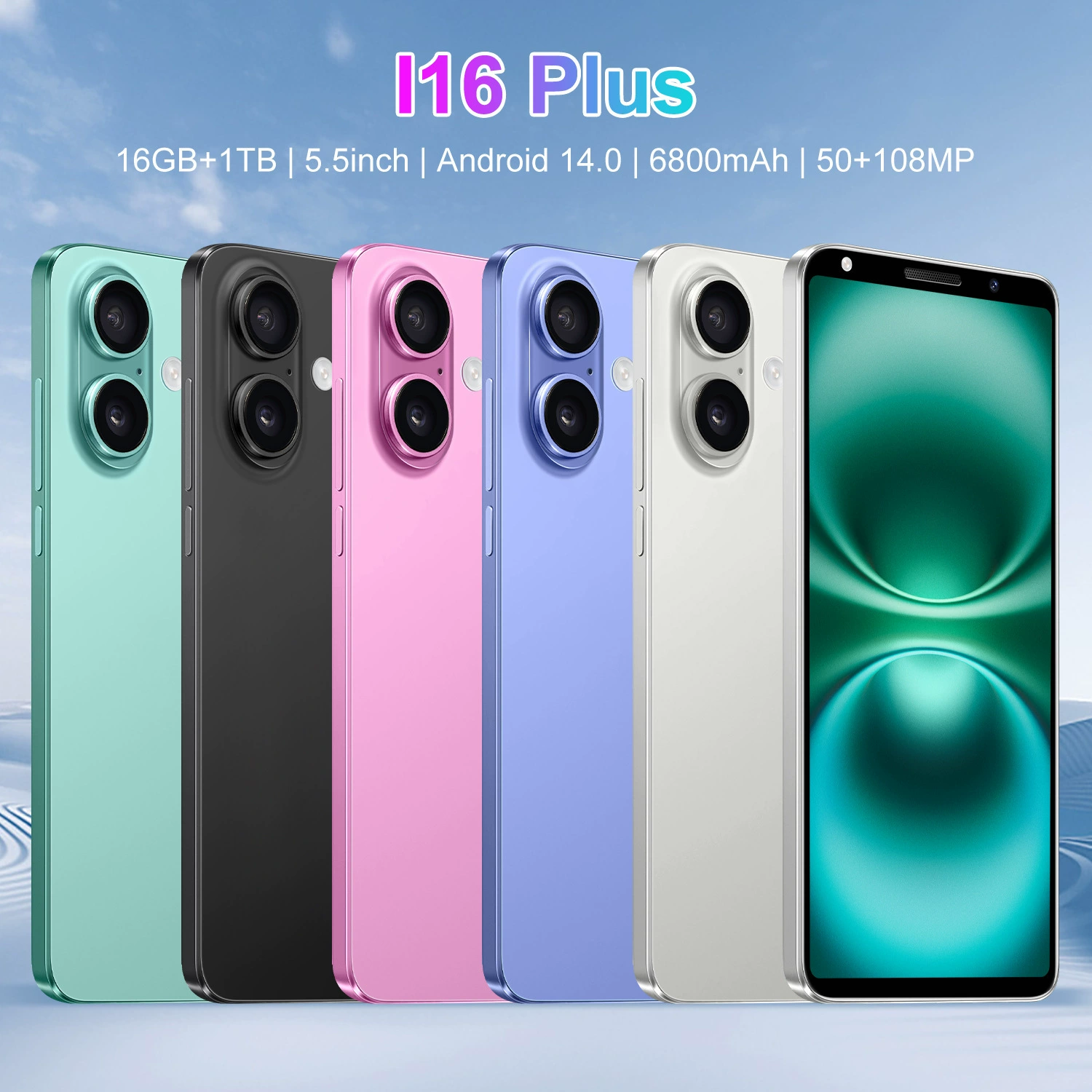 Смартфон Smart с Intel Core i16, 1ГБ ОЗУ + 16ГБ памяти, Android, 5,0 дюйма