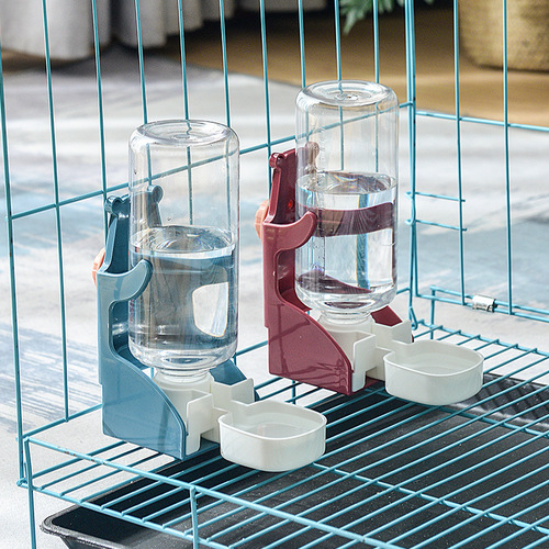 Water dispenser for rabbits, hamsters, guinea pigs, mice, doves, drinking bowls for cats and dogs, hanging cages, water machines