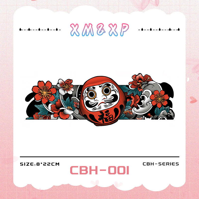 Nafuda Colorful Arm Tattoo Sticker Long-Lasting Source Manufacturer Small Flower Arm Temporary Waterproof and Sweatproof Super Realistic