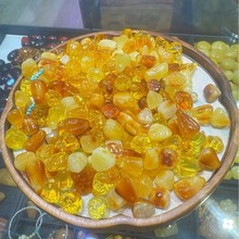 天然俄料蜜蜡莲藕小滴溜配饰 莲蓬子配件琥珀蜜蜡随机发货批发