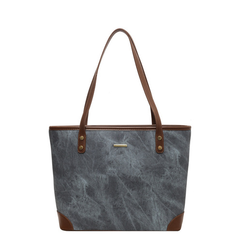 Korean Version Commuting Large Capacity Bag for Women  New Autumn/Winter Fashion Tote Bag Simple Shoulder Bag