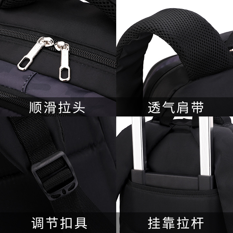 Natural Fish nueva mochila trolley estudiante de escuela primaria Reducción de carga masculina y femenina mochila desmontable de gran capacidad entrega de una sola pieza