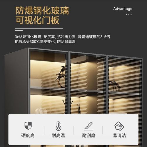 3x light luxury bookcase glass door simple modern living room home free combination bookcase office storage display figure