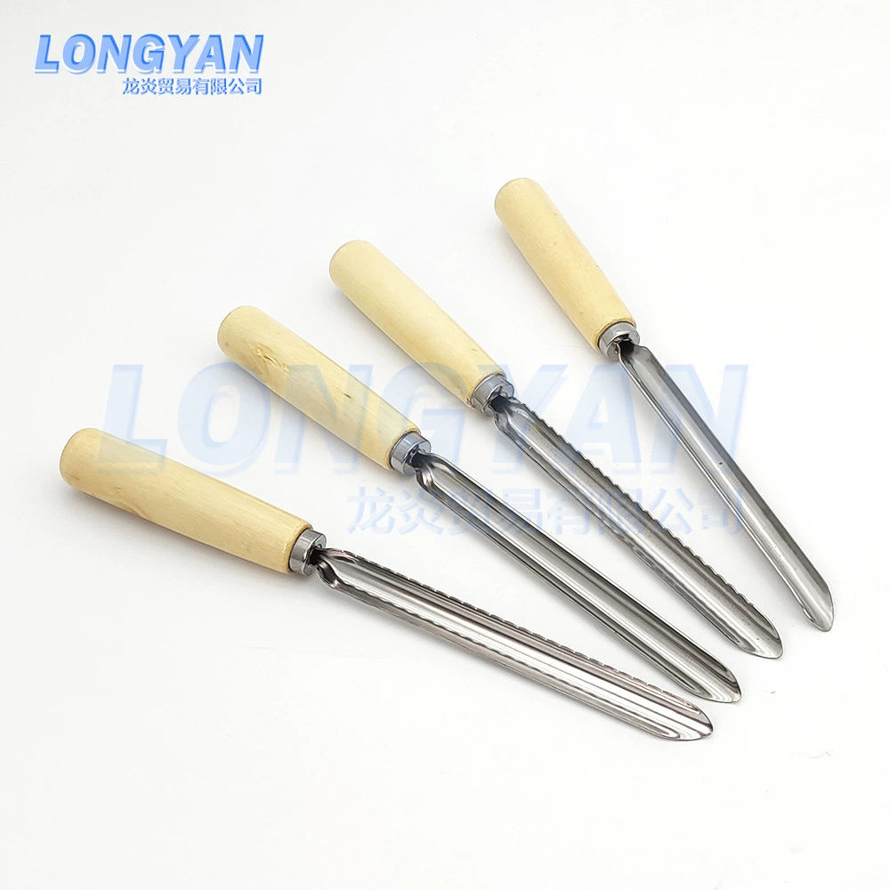 Трансграничное устройство для сердцевины с деревянной ручкой 3-х компонентное устройство для сердцевины фруктов Яблока 1 шт. Артефакт для разделения сердцевины из нержавеющей стали