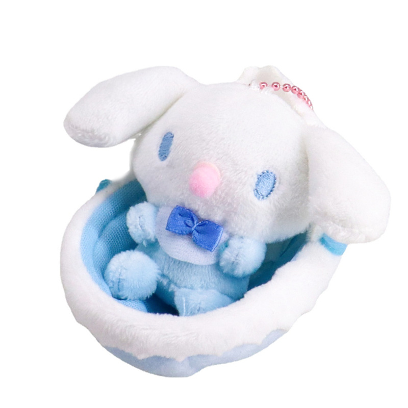 Colgante de peluche de personajes Sanrio (Kuromi, Cinnamoroll, My Melody) - Para cuna y cochecito - Diseño cartoon - Juguete para bebés