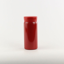 200ml红色保温杯双层真空不锈钢口袋杯喷漆公鸡杯带盖子户外运动