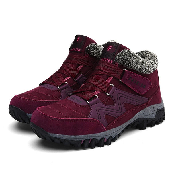 6137 date red cotton shoes