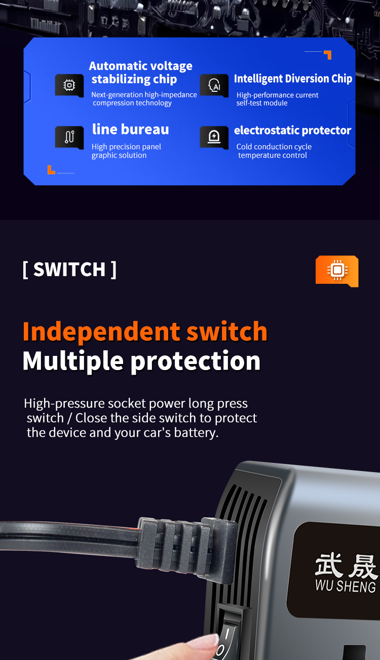 Car Inverter Converter 12V24V to 220V High Power Truck Car Charger Transformer Power Socket