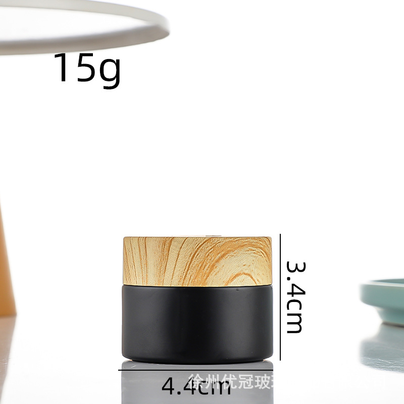 Frasco Pulverizador de Vidrio con Tapa Grano de Madera Reutilizable, Portátil para Cosméticos image 8