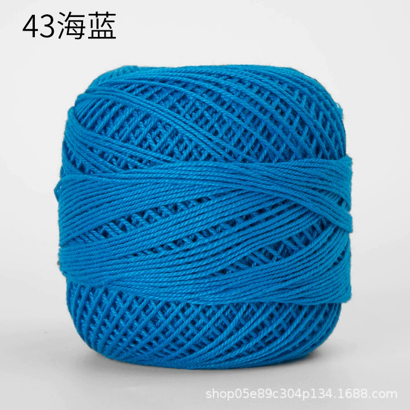 Шёлковая crochet нить шарики, 3 размера, разноцветная пряжа для вязания сумок и крючком