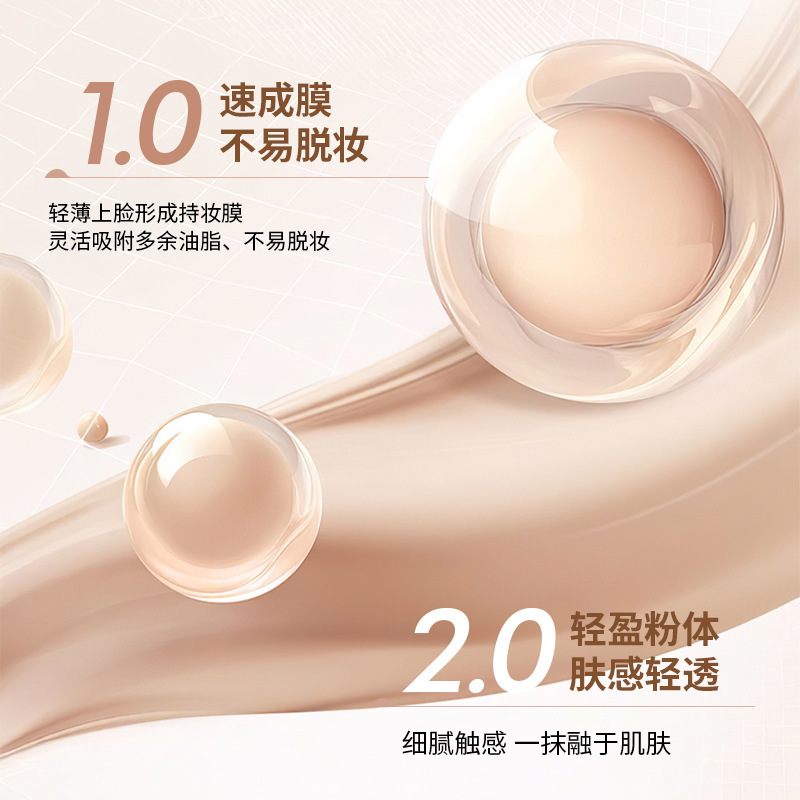 GECOMO Facial Repair Impeccable Concealer para cubrir los círculos oscuros de los ojos, acné, manchas de acné, iluminación de las ranuras lacrimales.