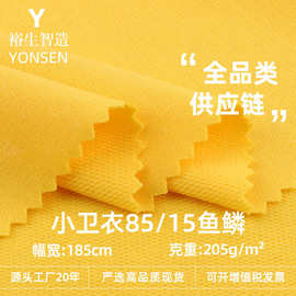 小卫衣85-15鱼鳞卫衣毛圈布料小卫衣布针织面料TC卫衣针织面料