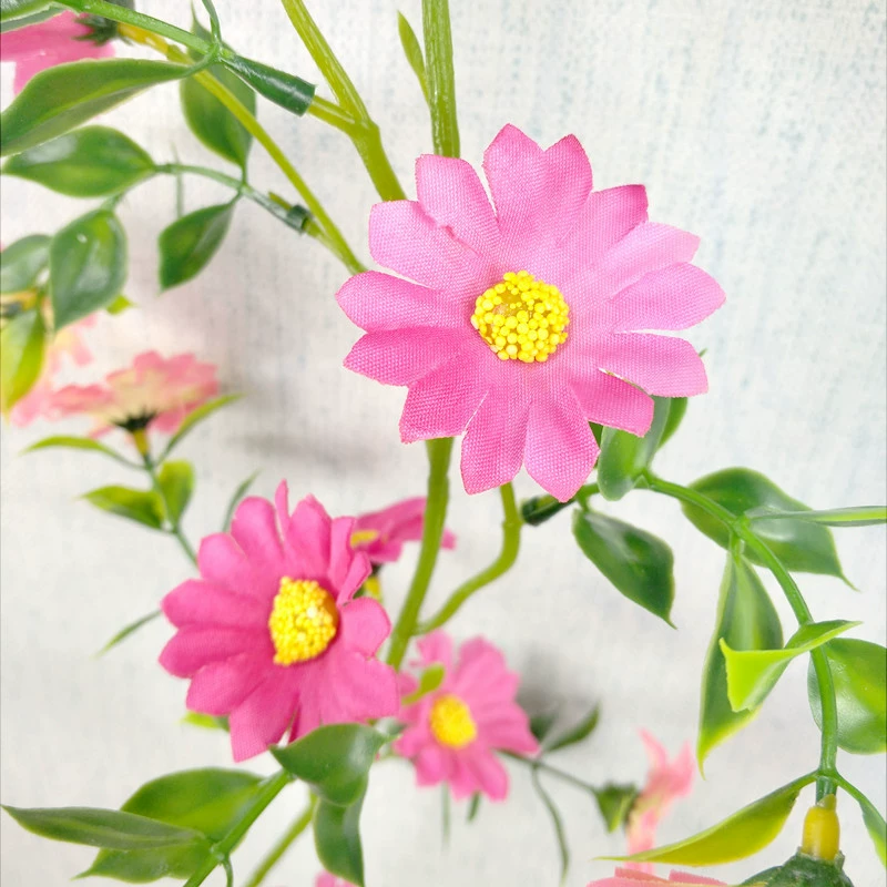 Симуляционная роза Septibly Flower, Vine, искусственные цветочные зелёные растения для внутреннего использования на потолочном воздуховоде, запутанность аркой для свадьбы и оптовая продажа