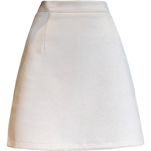 Women's Autumn/Winter New Half-Plaid Skirt, Short Bodycon Skirt, High-Waisted Slimming A-Line Mini Skirt for Commute, Hot Girl Style Short Skirt