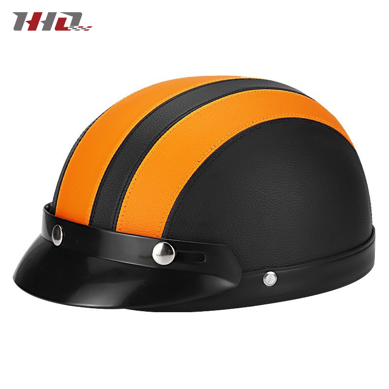 Nuevo casco eléctrico de batería casco de automóvil cuatro estaciones generales para hombres y mujeres otoño y invierno caliente fabricante de medio casco retro