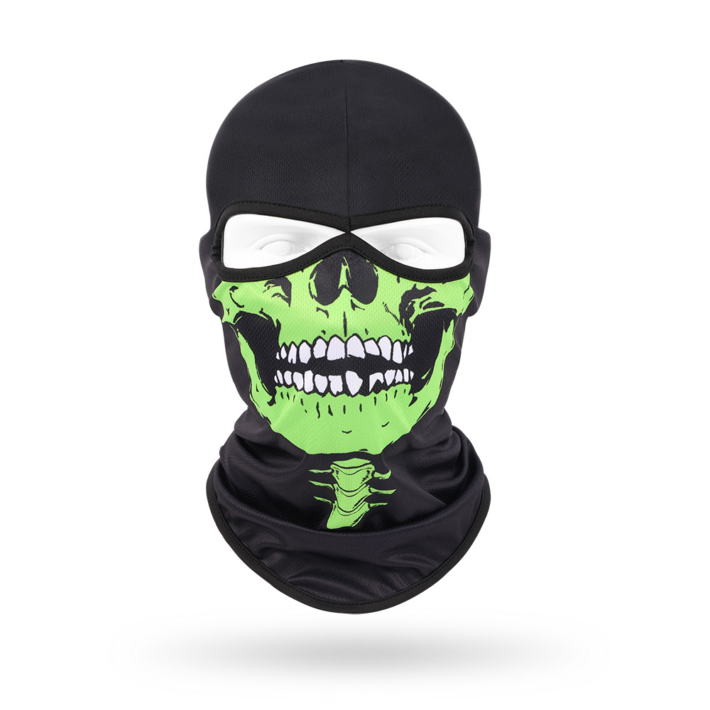 Motocicleta bicicleta equipo sudor absorbente transpirable cráneo cubierta deportes al aire libre collar ciclismo pesca máscara de protección solar