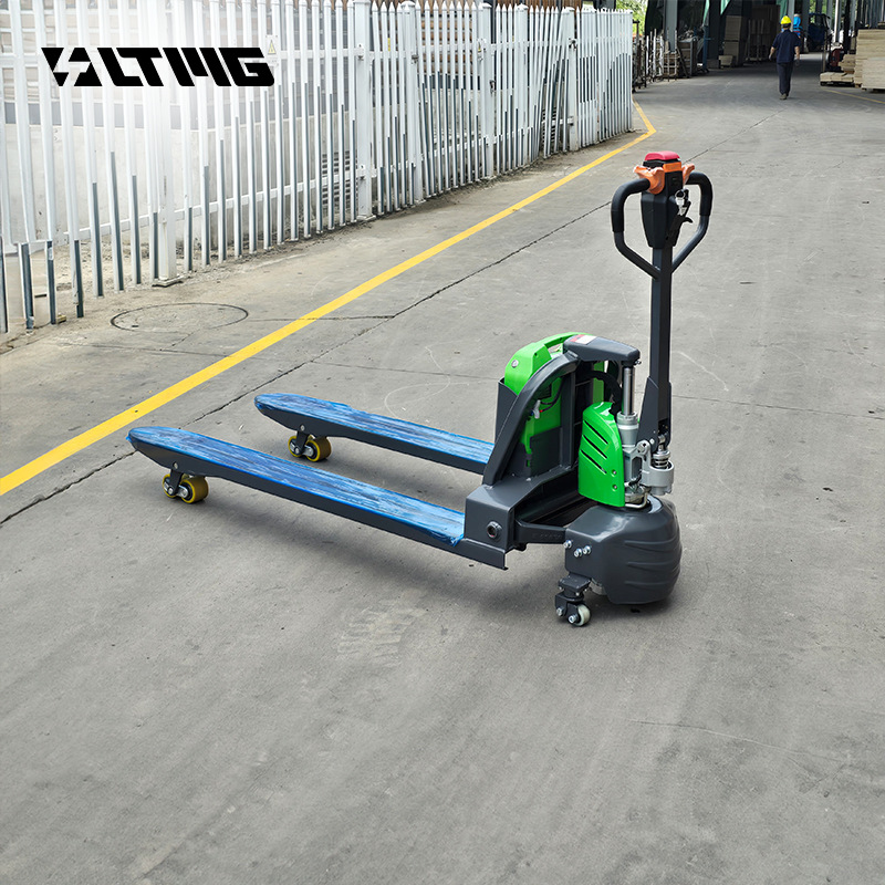 电动托盘车1.5吨2吨手动电动下降仓储搬运堆垛车全自动48V锂电款