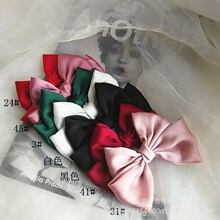 手机壳半成品饰品配件丝绸蝴蝶结Lolita缎面发饰鞋帽配件装饰花