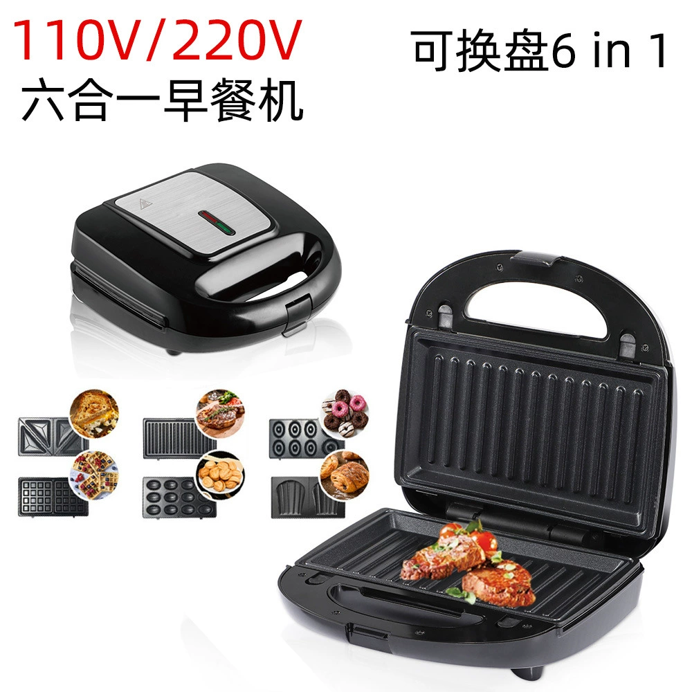 110V Six -in -one Sanmeng Machine Multifunctional Walg Cake Steak Machine Nuts Nuts Peronney Machine