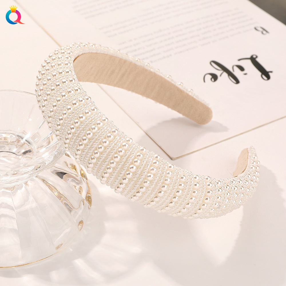 180g Weight Headwear Hair Accessories Type 1 Piece Quantity Street Occasion Artificial Pearl Material Geometric Pattern Women'S Gender Plating Design Fashion Style Fashion Geometric Artificial Pearl Plating Headwear 1 Piece 7