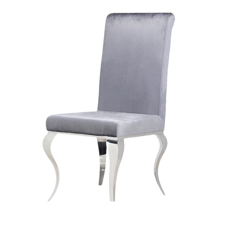 Personalizada silla de comedor de acero inoxidable de Oriente Medio silla de comedor de alta calidad silla de comedor de oro africana silla