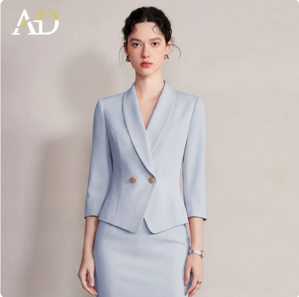 Light blue suit