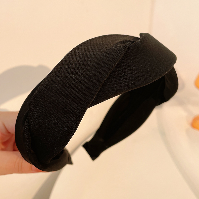 18#Black twist headband